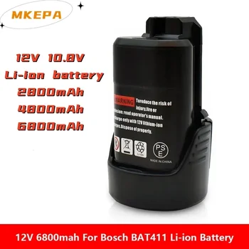 10,8 В 12 В на литиево-йонни батерии за инструменти 2800/6800 ма BAT411BOSCH BAT412A BAT413A D-70745GOP 2607336013 2607336014 PS20-2 PS40-2