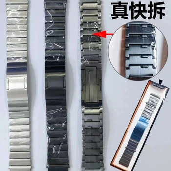 22 мм и Каишка от титанова сплав, за Huawei Watch GT4 4 /4Pro / GT 3 3Pro 46 мм/GT2 46 мм, 22 мм и Каишка ultralight Гривна