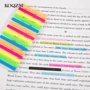 300шт Мини-бележник за водене на записки, маркиране с флуоресцентни стикер самозалепващо, показалеца поставени бележки, списък, канцеларски материали, ученически пособия, хартиени етикети