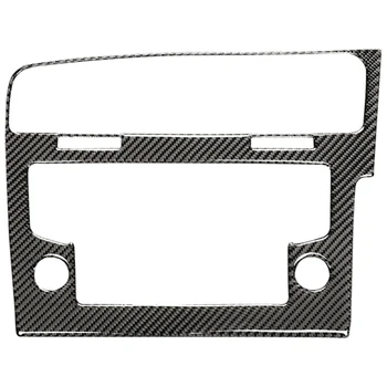 8-инчовата рамка в ивица от въглеродни влакна, подобрена версия на Декоративна рамка радиопанели за Volkswagen Golf 7 Golf Mk7 7.5 Mk7.5 RHD