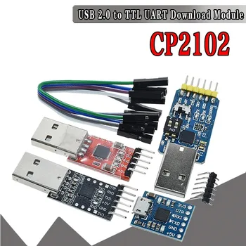AEAK CP2102 USB 2.0 към UART TTL 5-Пинов Модул Последователен преобразувател STC Замени FT232 CH340 PL2303