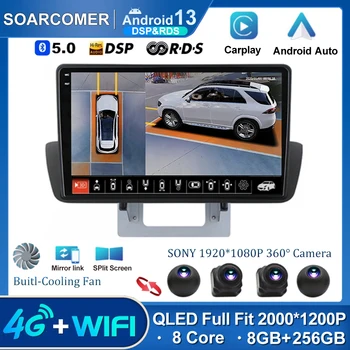 Android 13 Радиото в автомобила На Mazda BT50 2012-2018 Мултимедиен Плейър GPS 2din Carplay Авто Стерео Касетофон Navigatie SWC