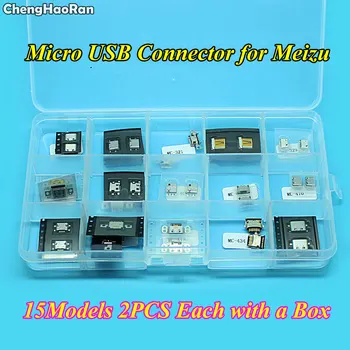 ChengHaoRan 15 модели 30шт Micro USB Зарядно Устройство за Докинг порт конектор за Meilan 1 2 3 3 Забележка 1 2 3 MX1 MX2 3 4 5 6 Pro5