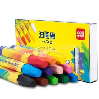 Deli 72050 Цветна двигателят е с мазителна пастели, цветни моливи, цветни моливи за рисуване, моливи за ученици, 12-36 цветове по желание