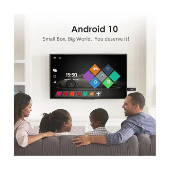 Mini TV Stick H313 4K Мрежов плейър 2 + 16G, Android Smart TV Box ATV HD телеприставка TV Stick за Google YouTube Plug EU