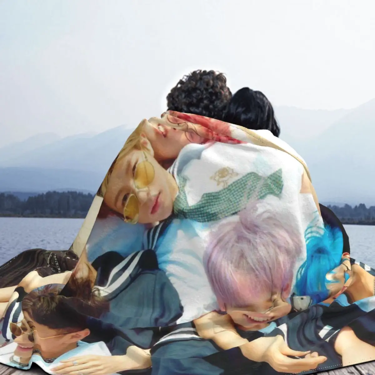 NCT DREAM Kpop Певицата Фен Подарък Одеяла Фланелевая Зимни Корейска Група Момчета Многофункционални Наметала за Легла и Разтегателен Мат Парче