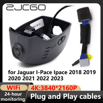 ZJCGO 4K Wifi 3840*2160 Автомобилен Видеорекордер Dash Cam Камера видео Рекордер за Jaguar I-Pace Ipace 2018 2019 2020 2021 2022 2023