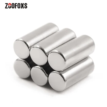 ZOOFOXS 30шт 4 x 10 мм N35 през Цялата Малък неодимовый магнит, редки земи мощни магнити 4 * 10 мм за бродерия