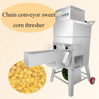 Автоматична машина за нарязване на прясна царевица, шелушилка, малка машина за побой и лющене на сладка царевица