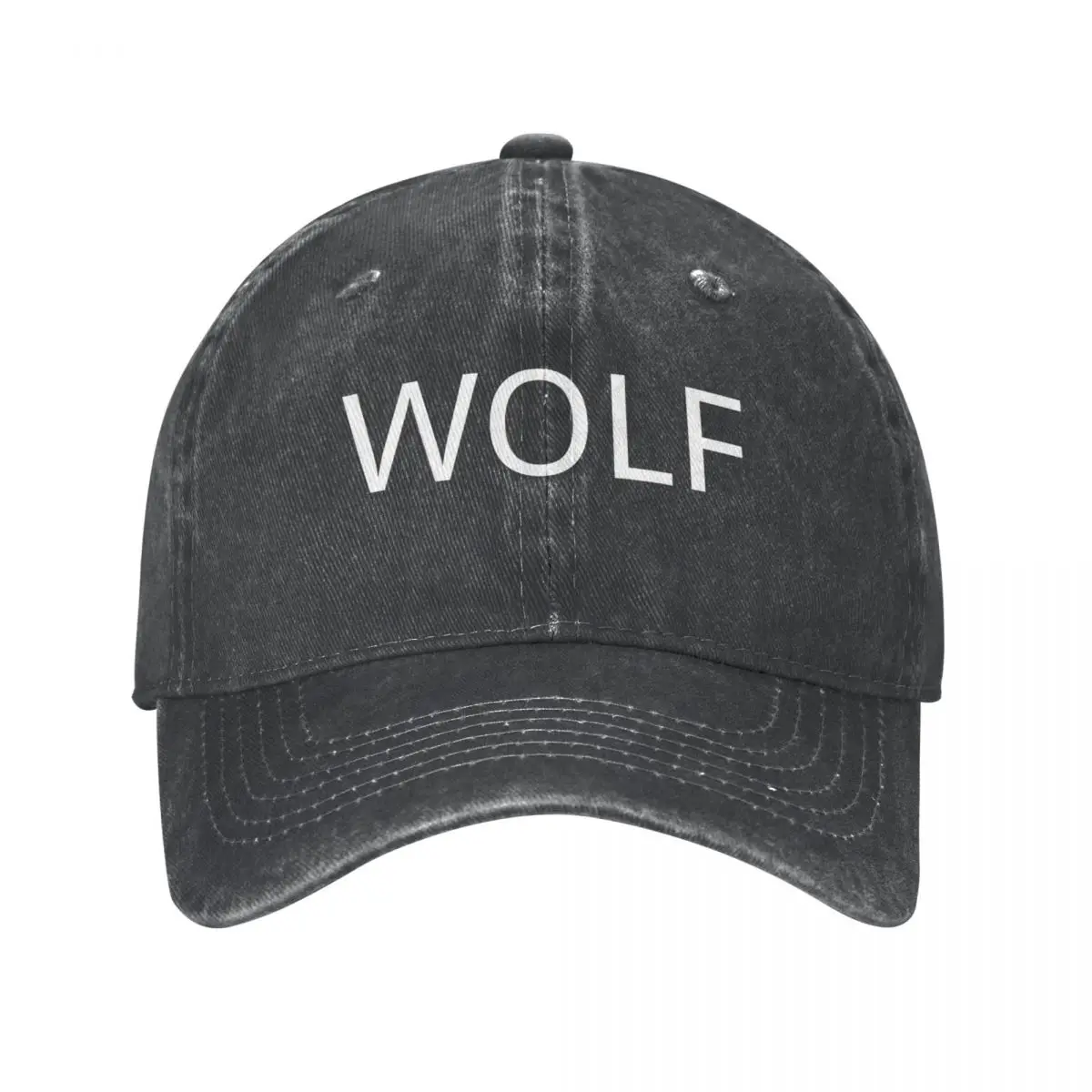 Бейзболна шапка WOLF с модерен лого, тенис благородна выстиранная шапка на шофьор на камион, дамски шапки със стилен принтом, выстиранные