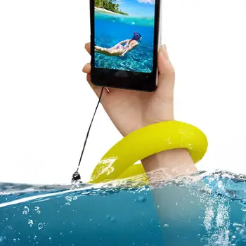 Водоустойчив гаф за фотоапарат Водоустойчив уплътнител за плувка за камерата Универсален плаващ пяна на ярки цветове за камера на мобилен телефон на ниско тегло