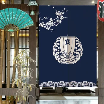 Вълните Кораб в японски стил Бельо Врата Завеса се Прегради на Хол Завеси Фън Шуй Кухня Декор Норен Подвесная Завеса