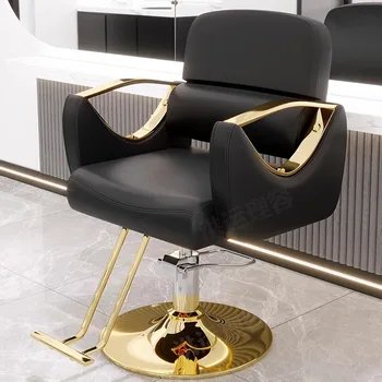 Въртящо коса стол за лицето Козметичен маникюр Офис работно коса стол Шампоан Ергономичен обзавеждане за маникюрного салон Silla Barberia