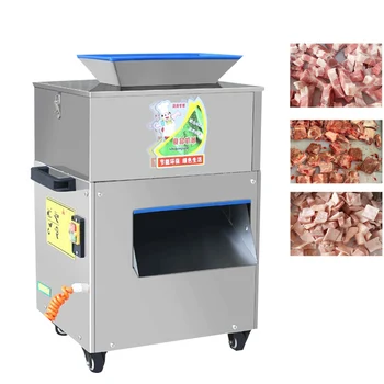 Електрически нож за нарязване на месо на кубчета Машина за нарязване на риба на кубчета Машина за нарязване на козе месо, свинско месо, говеждо месо, нарязване на кубчета пиле