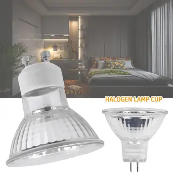 Затемняющий прожектор За отопление на дома влечуги GU10 Халогенна Лампа Cup Spot Lamps MR11 Източник на светлина за топене на восък За отопление на влечуги