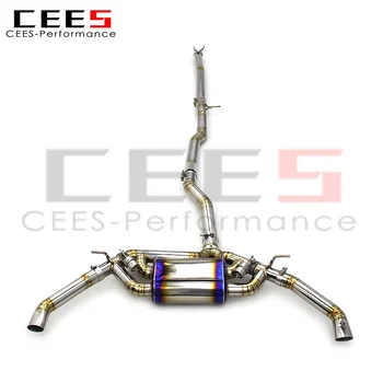Изпускателна система CEES Catback За Mercedes-Benz CLA45 AMG 2.0 T 2014-2019 От титанова сплав Кола с високо ефективна ауспуси valvetronic