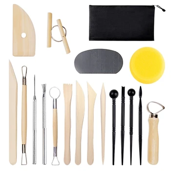 Инструменти за едно глинен дела Нож за рязане на мека глина Инструменти за производство на глина Инструменти за едно глинен дела от глина, За деца, възрастни и художници Пластичен изкуство
