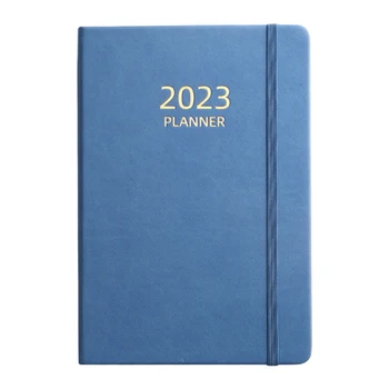 Канцеларски формат А5 2023, Органайзер за домашно график, контур за химикалки, преносим личен план, Вътрешен джоб с месечни раздели, дневник
