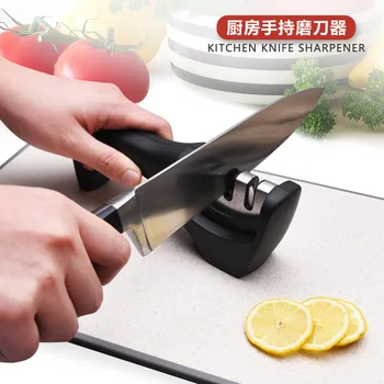 Малка лека острилка за ножове, Аксесоари за кухненски ножове Инструмент за заточване на ножове от неръждаема стомана