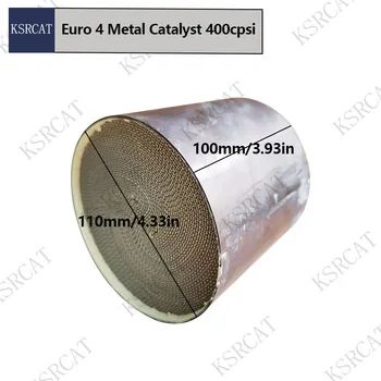 Метален катализатор EURO 4 110*100 мм 400 клетки/cpsi Универсален автомобилен каталитичен конвертор Основната
