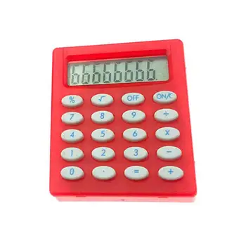 Мини-калкулатор захранван с батерии, машина за висока точност Преносим 8-цифрен студентски калкулатор с дисплей, Офис