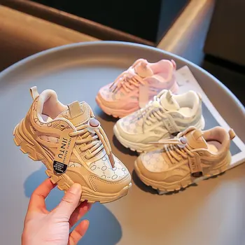 Непромокаеми обувки За момичета От 2 до 7 години, Спортни обувки за деца, Ежедневни Обувки, Детски обувки за бягане