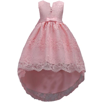 Нови летни детски рокли за момичета, детски принцеса рокля Фомаля, розова сватбена рокля за малки момичета, безплатна доставка
