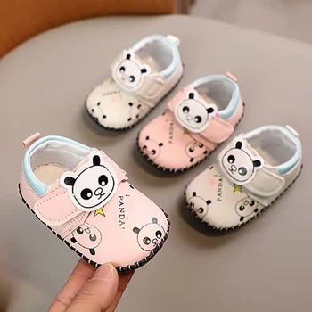 Новият мъжки и дамски детски обувки от 0 до 1 година, удобни обувки с мека подметка за бебета и малки деца, сладка и лесна за използване
