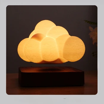 Новост е, лека нощ, Мътна крушка с магнитна левитацией, Креативна Плаващ лампа с 3D-принтом, за украса на масата, подарък за рожден Ден