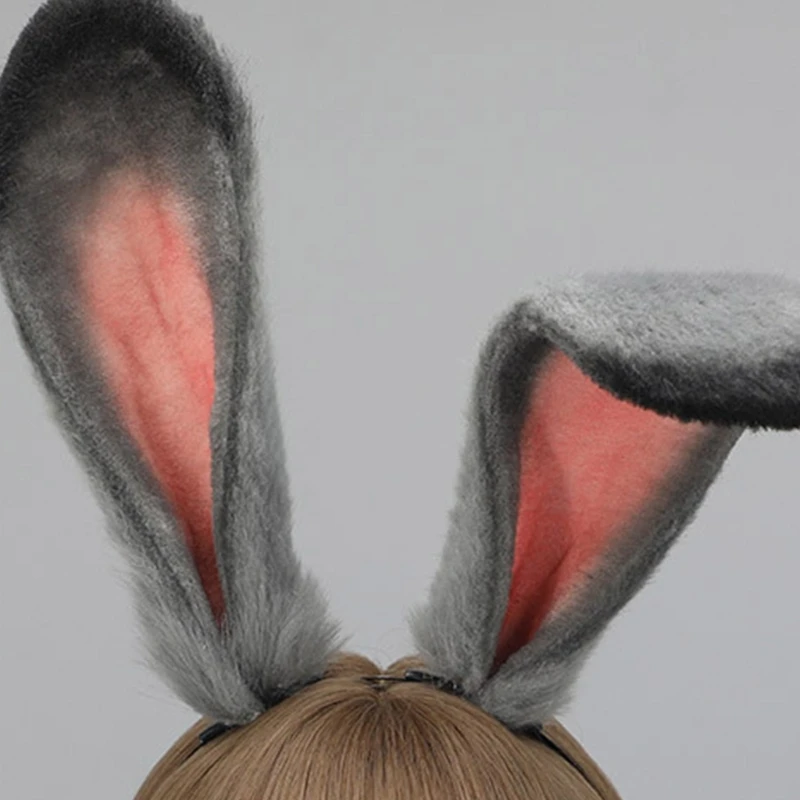 Обръч за коса във формата на заячьего ухо, държач за коса, онлайн излъчване на Пролетната среща за cosplay, шапки за тийнейджъри, Дамски Директен доставка