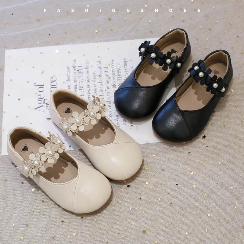 обувки за момичета Обувки за момичета, Кожени обувки, Есен 2023, Обувки принцеса Мери Джейн, Ежедневни обувки в Британския стил, Детски обувки с кръгло бомбе