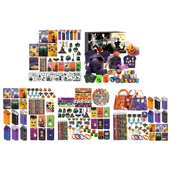 Подаръчен комплект канцеларски материали на Хелоуин за деца, пълнители за ръчни чанти за Хелоуин, играчка за Хелоуин Y9RF