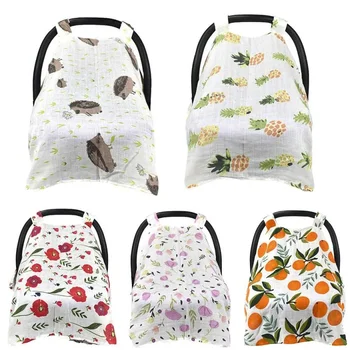 Покривки за легло за детска количка Муслиновый чанта за количка Навес за хранене на Козирка от слънцето Одеало за люлката Калъф за колички mosquito net