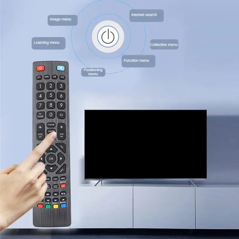Преносимото дистанционно управление за Blaupunkt LCD LED 3D Smart TV - настройка не се изисква Универсално дистанционно за управление на Blaupunkt