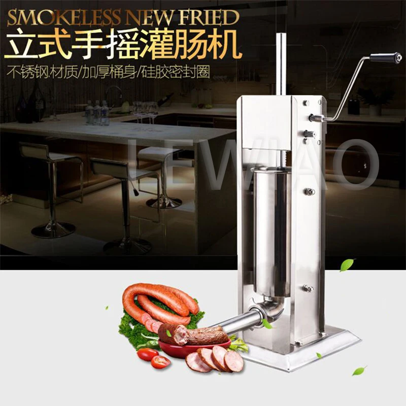 Ръчна машина за печат на колбаси различна, машина за бутилиране са от неръждаема стомана, промишлена вертикална машина за производство на колбаси