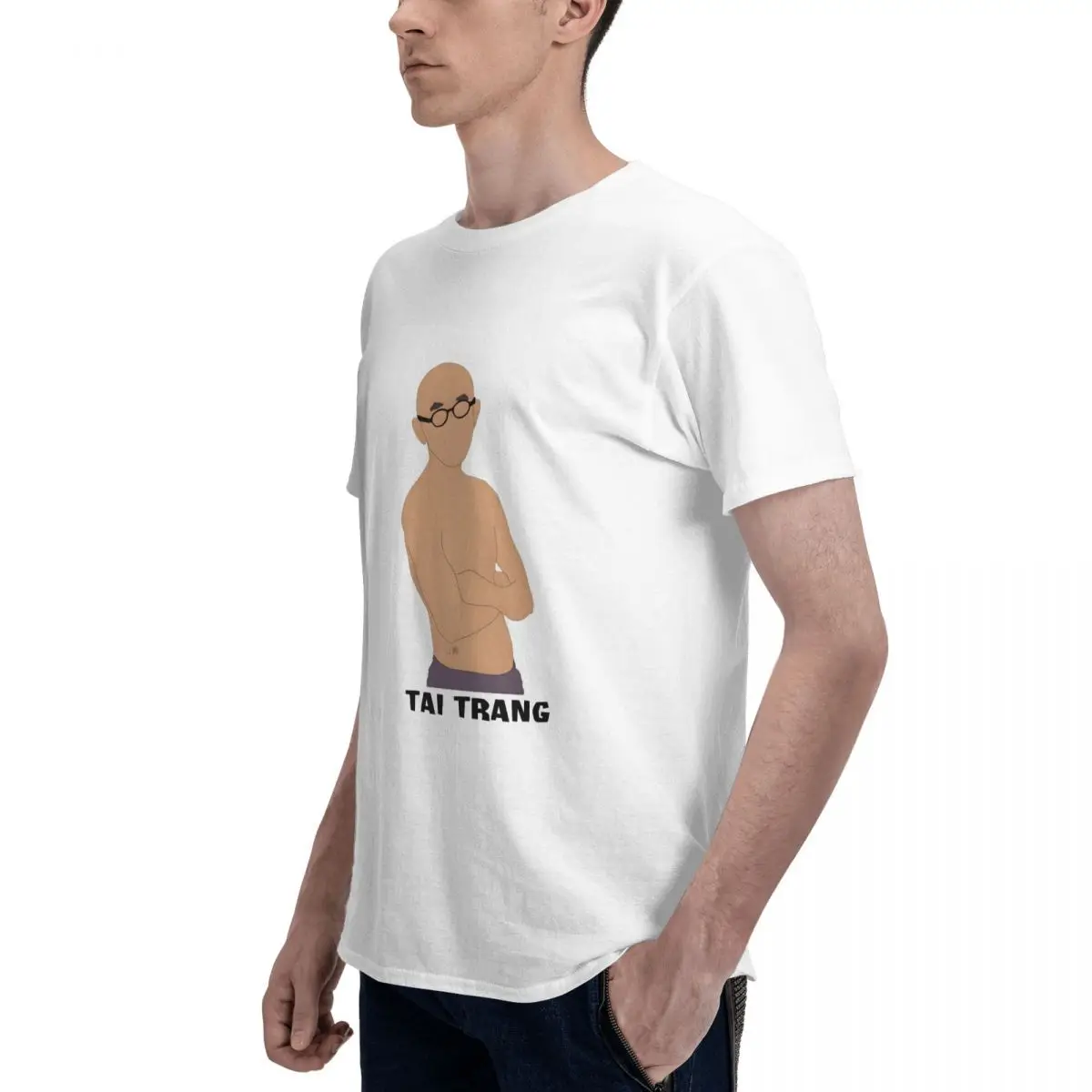 Тениска с изображение, Тай Trang, мъжки базова тениска с къс ръкав, забавни върхове