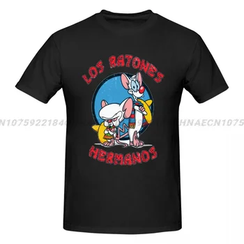 Тениска с принтом Кутре And The Brain Los Ratones Hermanos, мъжки тениски, топ Y2k, блузи в стил харадзюку, градинска мода