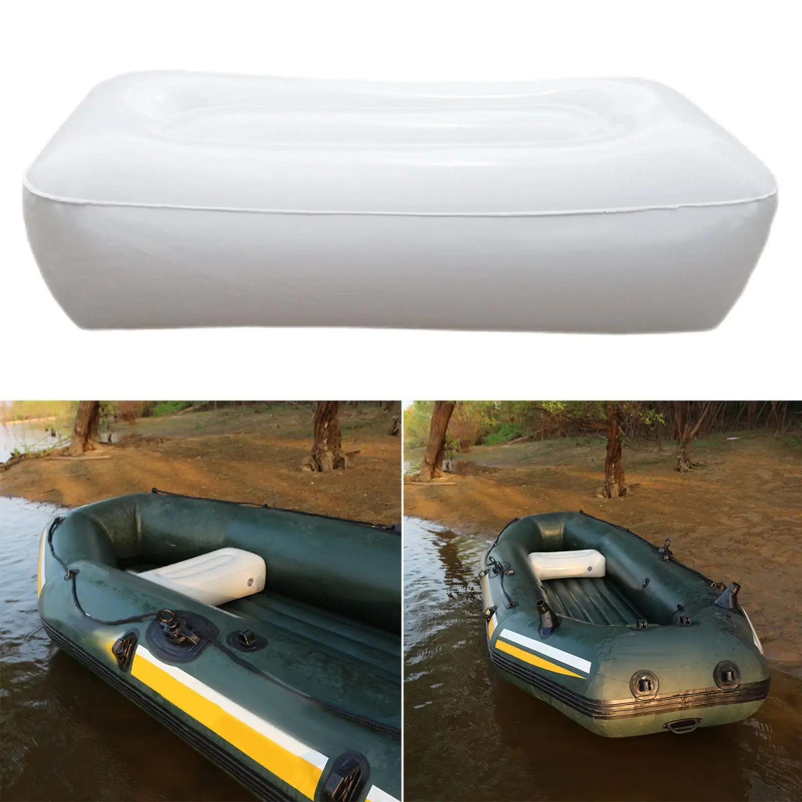 Уголемено удебеляване на седалката надуваема лодка, удобен за носене Мека каяк, водоустойчив