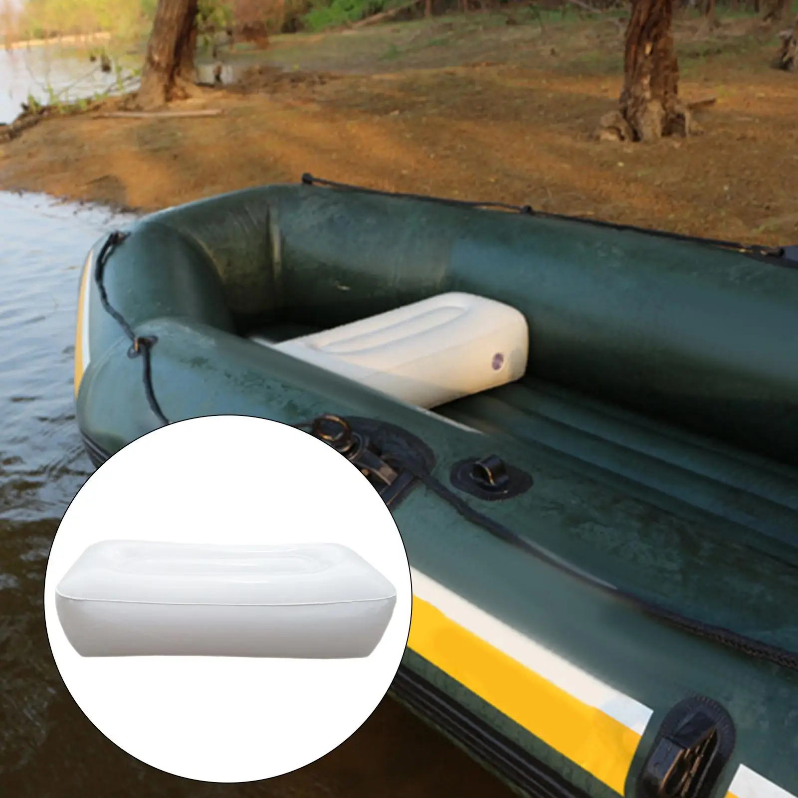 Уголемено удебеляване на седалката надуваема лодка, удобен за носене Мека каяк, водоустойчив